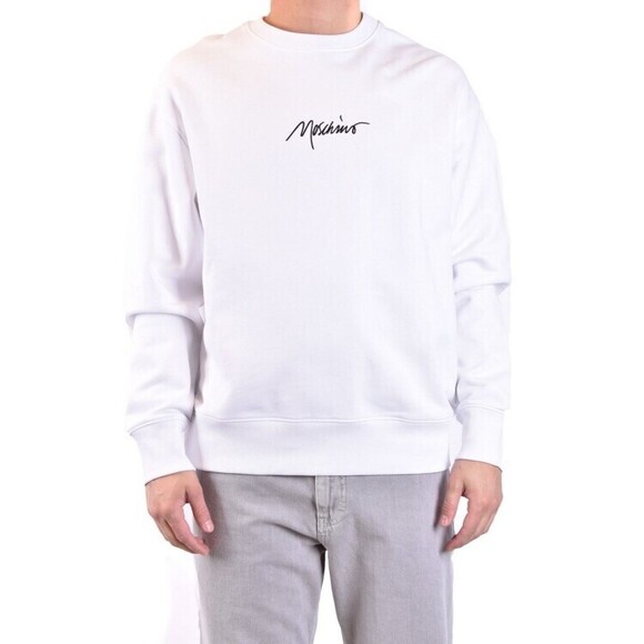 Moschino White Cotton Sweatshirt - NWT